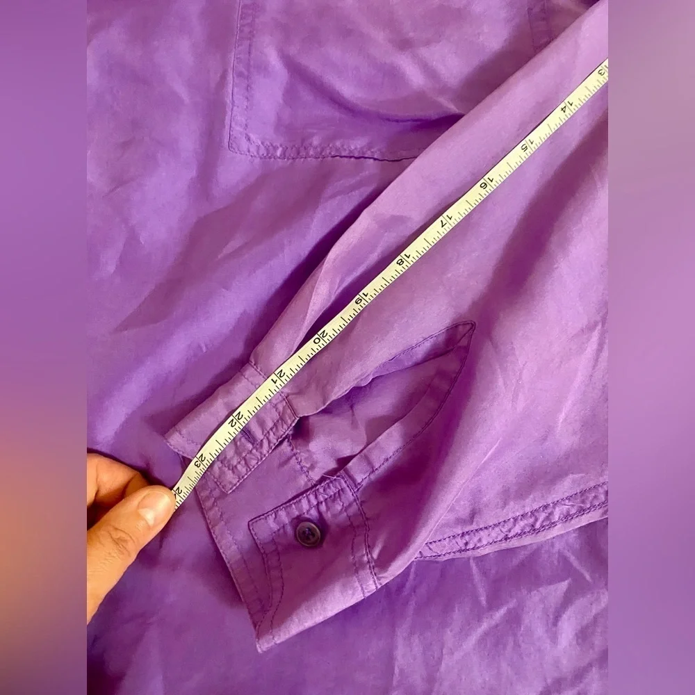 Purple Button Down Shirt - Picture 7 of 7